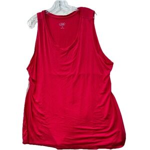 LOGO Layers by Lori Goldstein Plus Sz. 3X Pink‎ Long Tunic Tank Top Jersey Knit